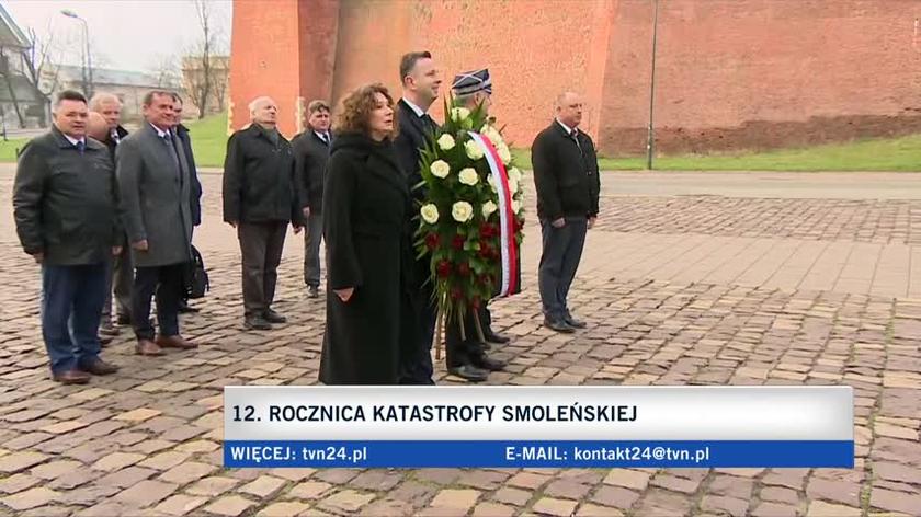 Władysław Kosiniak-Kamysz złożył hołd ofiarom katastrofy smoleńskiej