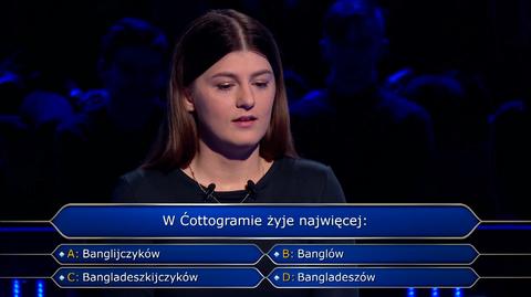 W Ćottogramie żyje najwięcej? Pytanie w "Milionerach" za 20 tysięcy złotych