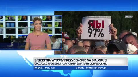 Przed ambasadą Białorusi w Polsce ustawiły się kolejki osób, które chcą dopisać się do spisu wyborców