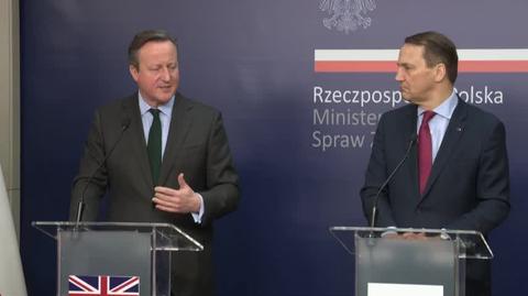 Cameron: ważne jest, żebyśmy wspierali się w sprawie pomocy Ukrainie