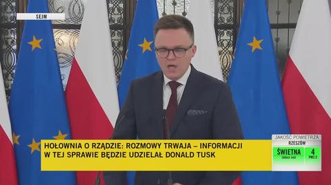 Jarosław Kaczyński bez ochrony w Sejmie? Marszałek Hołownia odpowiada