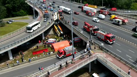 Rzeczniczka warszawskiego ratusza o wypadku autobusu w Warszawie