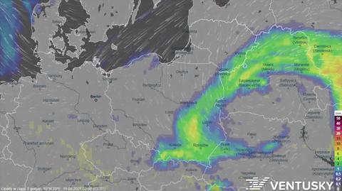 Prognozowane opady w dniach 19-23.09