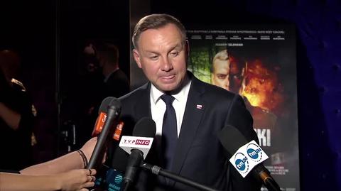 Andrzej Duda po premierze filmu "Wyszyński – zemsta czy przebaczenie"