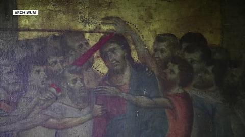 "Chrystus wyszydzany", arcydzieło Cimabue, znanego także jako Cenni di Pepo