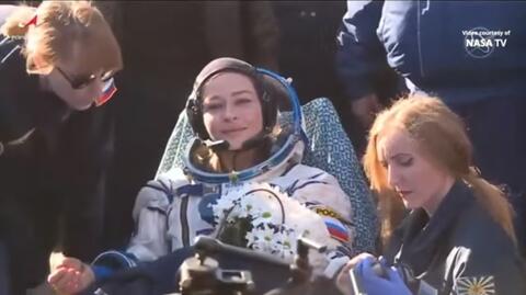 Rosyjska ekipa filmowa wróciła na Ziemię z Międzynarodowej Stacji Kosmicznej