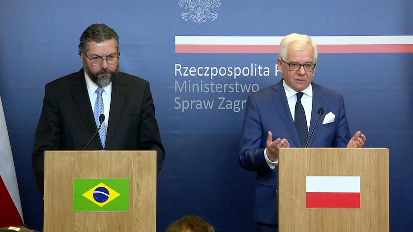 Czaputowicz: Brazylia jest głównym partnerem handlowym Polski w Ameryce Południowej