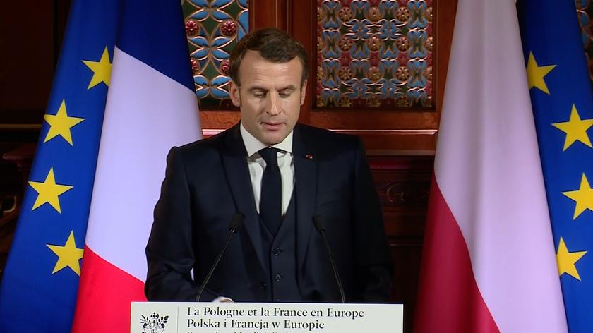 Macron cytuje polski wiersz dla dzieci 