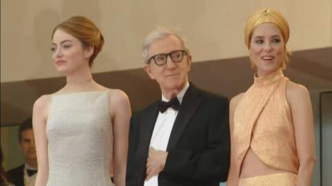 Emma Stone, Woody Allen i Parker Posey na premierze "Irrational Man" w Cannes