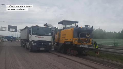 Rusza remont autostrady A2 w województwie łódzkim (wideo z 27.06.2023)