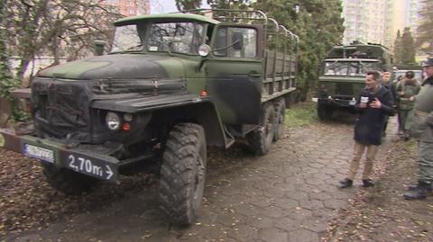 Radzieckie pojazdy wojskowe w Poznaniu