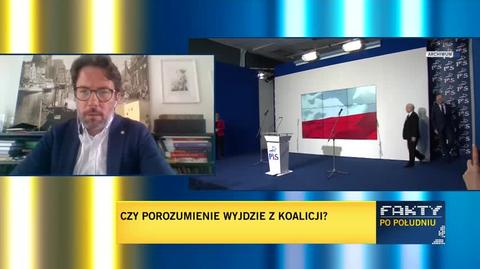 Lipiński: pojawi się pytanie, ile osób wyjdzie ze Zjednoczonej Prawicy razem z Jarosławem Gowinem