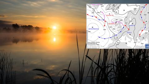 Snują się gęste mgły. Z zachodu płynie zmiana pogody