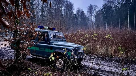 Patrol SG przy granicy z Białorusią