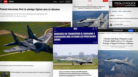 Polska przekazuje Ukrainie myśliwce