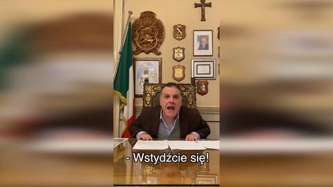 Włochy. "Wstydźcie się!" - krzyczy burmistrz do nieuczciwych sprzedawców maseczek