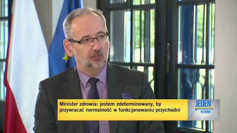 Adam Niedzielski: teraz najważniejszym priorytetem jest odbudowa zdrowia Polaków