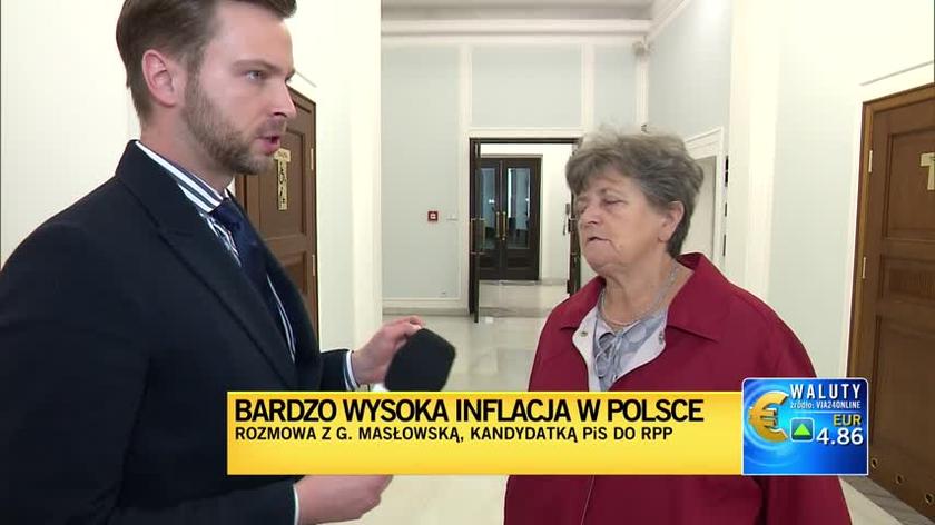 Gabriela Masłowska z PiS (kandydatka do RPP) o stopach procentowych w Polsce