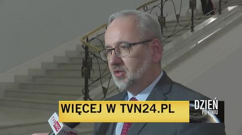 Niedzielski: przesądzili, że ustawa nie będzie dalej procedowana