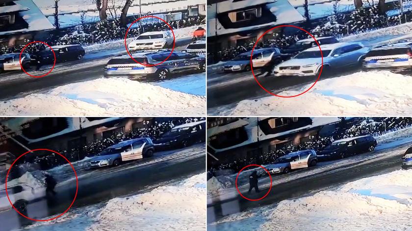 Strażnik próbował zatrzymać kierowcę na dworcu w Zakopanem
