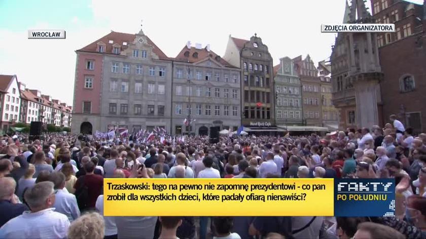 Trzaskowski we Wrocławiu o bezrobotnych