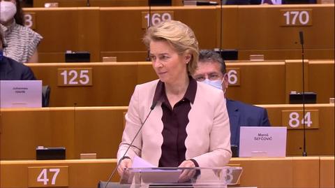 Przemówienie Ursuli von der Leyen w europarlamencie
