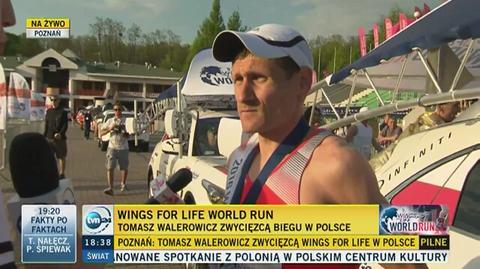 Tomasz Walerowicz - zwycięzca polskiej edycji Wings for Life