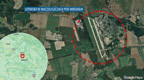 Lotnisko w Maczuliszczach pod Mińskiem 