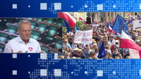 Tusk: to będzie jedna z największych manifestacji w ostatnich latach w Europie 