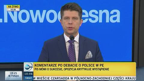 Petru do Kaczyńskiego: niech zadeklaruje, że Polska nie wyjdzie z UE