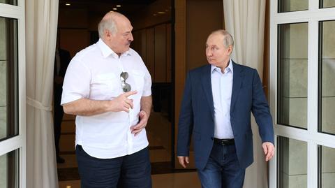 Spotkanie Putin-Łukaszenka na Kremlu. Nagranie z marca 2022 roku