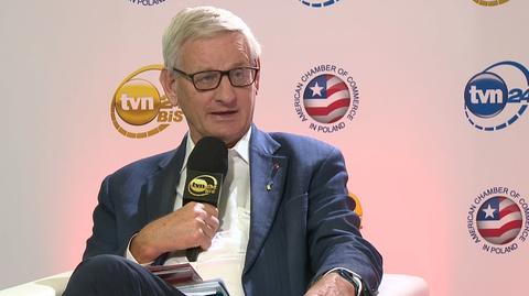 Former PM of Sweden Carl Bildt in an interview for TVN24 