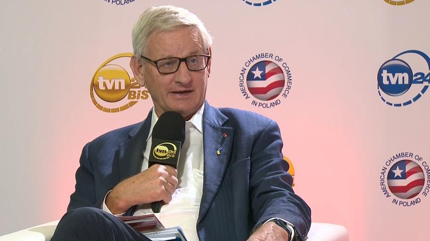 Former PM of Sweden Carl Bildt in an interview for TVN24 