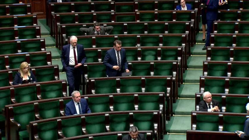 Sejm odrzuca uchwałę Senatu