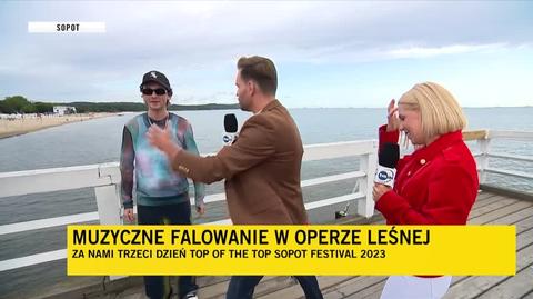 Arek Kłusowski w "Wstajesz i wiesz" TVN24