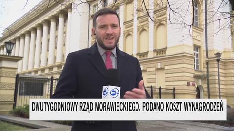 Dwutygodniowy rząd Morawieckiego. Podano koszt wynagrodzeń