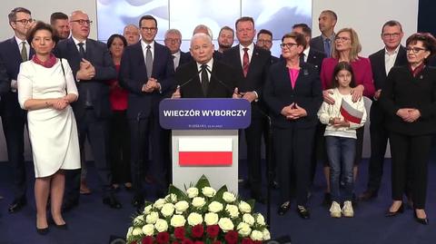 Kaczyński: uczynimy wszystko co jest możliwe żeby nasz program - mimo koalicji, która jest przeciw nam - był dalej realizowany 