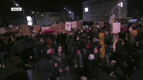 Protest w Kielcach