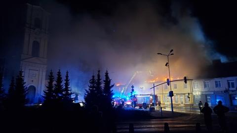 Pożar kamienicy w Ozorkowie