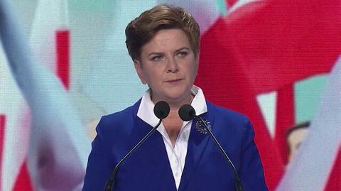 Beata Szydło przedstawiła na konwencji PiS postulaty partii.