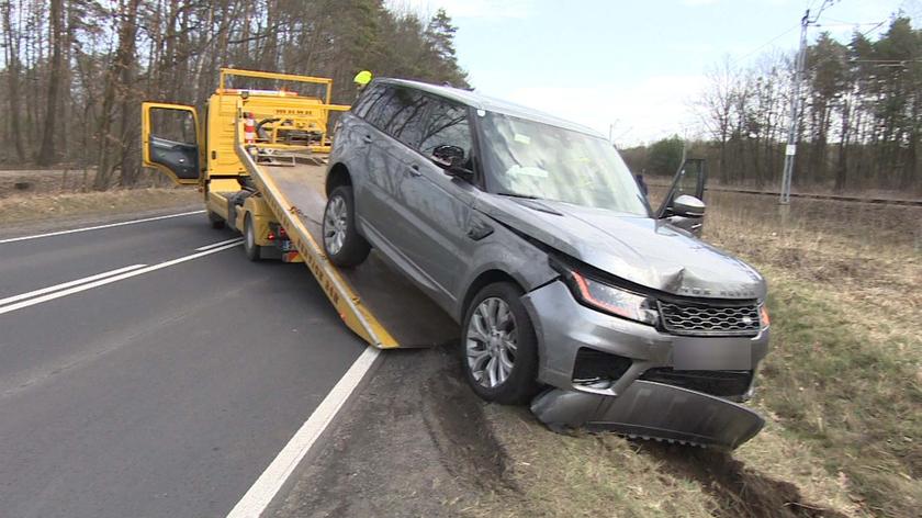 Skradziony w Austrii Range Rover zatrzymany w województwie śląskim. W środku dwaj Polacy