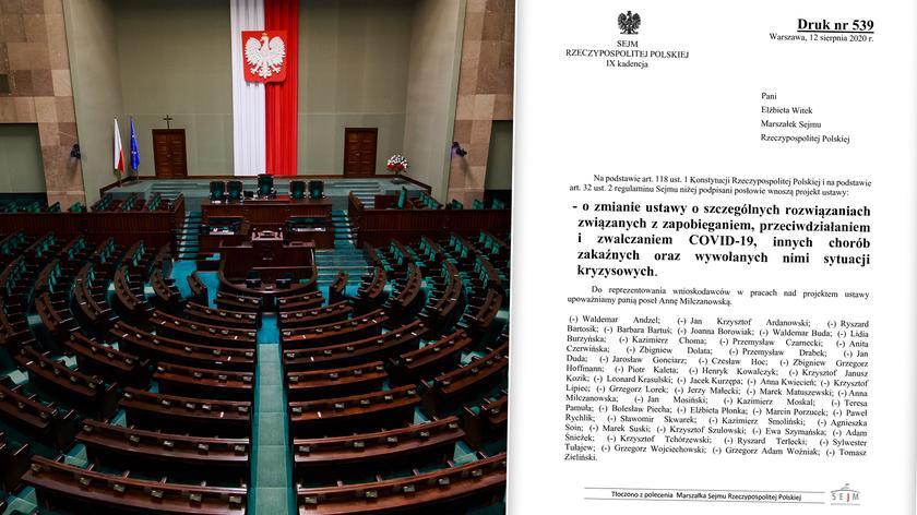 Sejm uchwalił ustawę o COVID-19. Zakłada rekompensatę w związku z organizacją wyborów korespondencyjnych