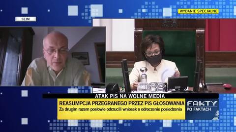 Profesor Zubik o reasumpcji głosowania w Sejmie: nie poznaliśmy powodów