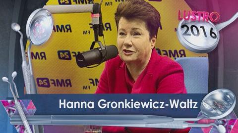 Hanna Gronkiewicz-Waltz, SMS nr 7124 o treści 13 (koszt 1,23 z VAT)
