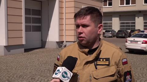 Rzecznik pomorskiej straży pożarnej o wypadku w Gdyni
