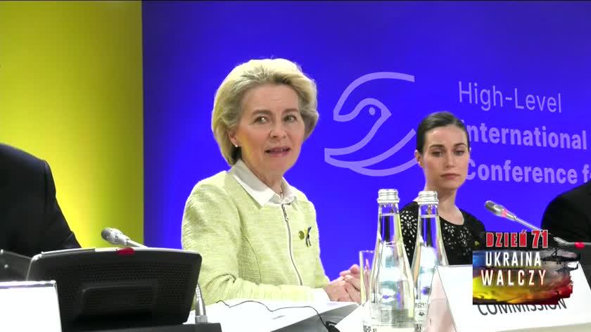 Szefowa KE deklaruje 200 milionów euro dla osób przesiedlonych wewnętrznie