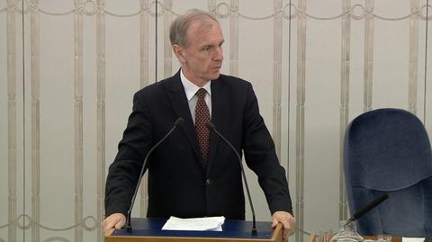 Bogdan Klich w Senacie o ustawie represyjnej