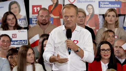 Tusk: idziemy w niedzielę po zwycięstwo, żeby zakończyć koszmar tej władzy