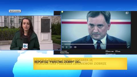 Wątki reportaży "Państwo Ziobry" i "Operacja Ziobry". Reporterka TVN24 o szczegółach materiałów