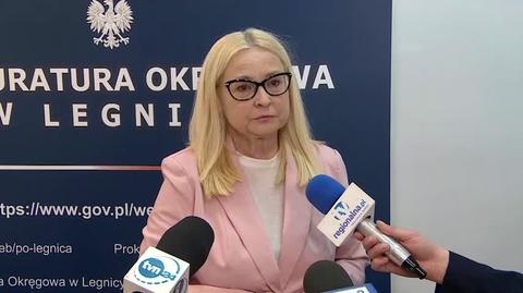 Rzecznik Prokuratury Okręgowej w Legnicy Lidia Tkaczyszyn o zwłokach znalezionych nad rzeką